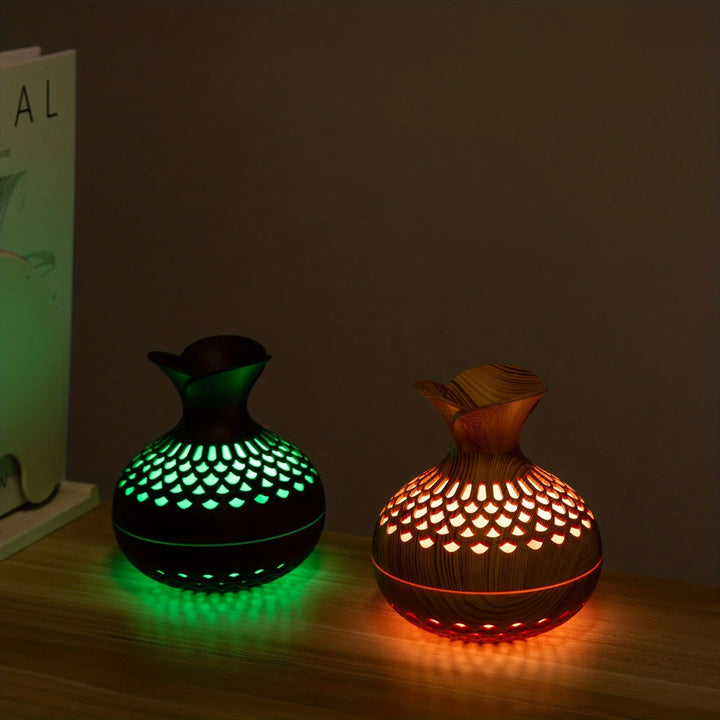 Wooden USB Humidifier & Aroma Diffuser